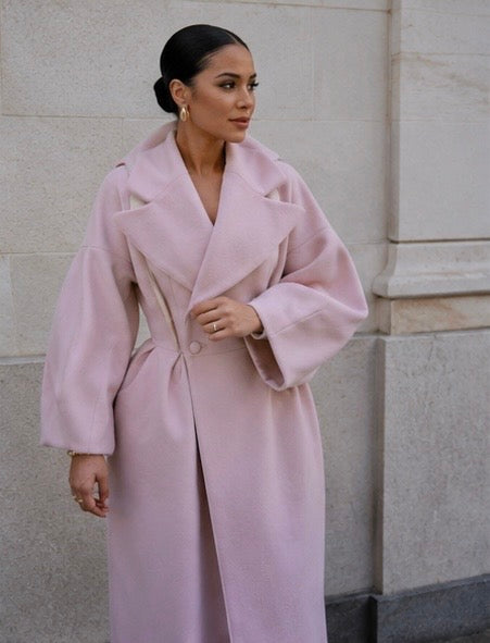 Double-Breasted Longline Coat