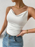 Cowl Neck Cami Top - Godess beauty 