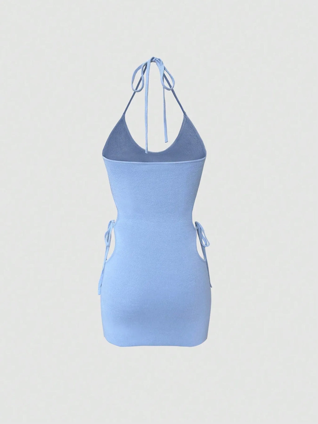 Cutout Halter Neck Mini Dress - Godess beauty 