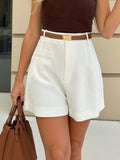 High-Waisted Shorts - Godess beauty 