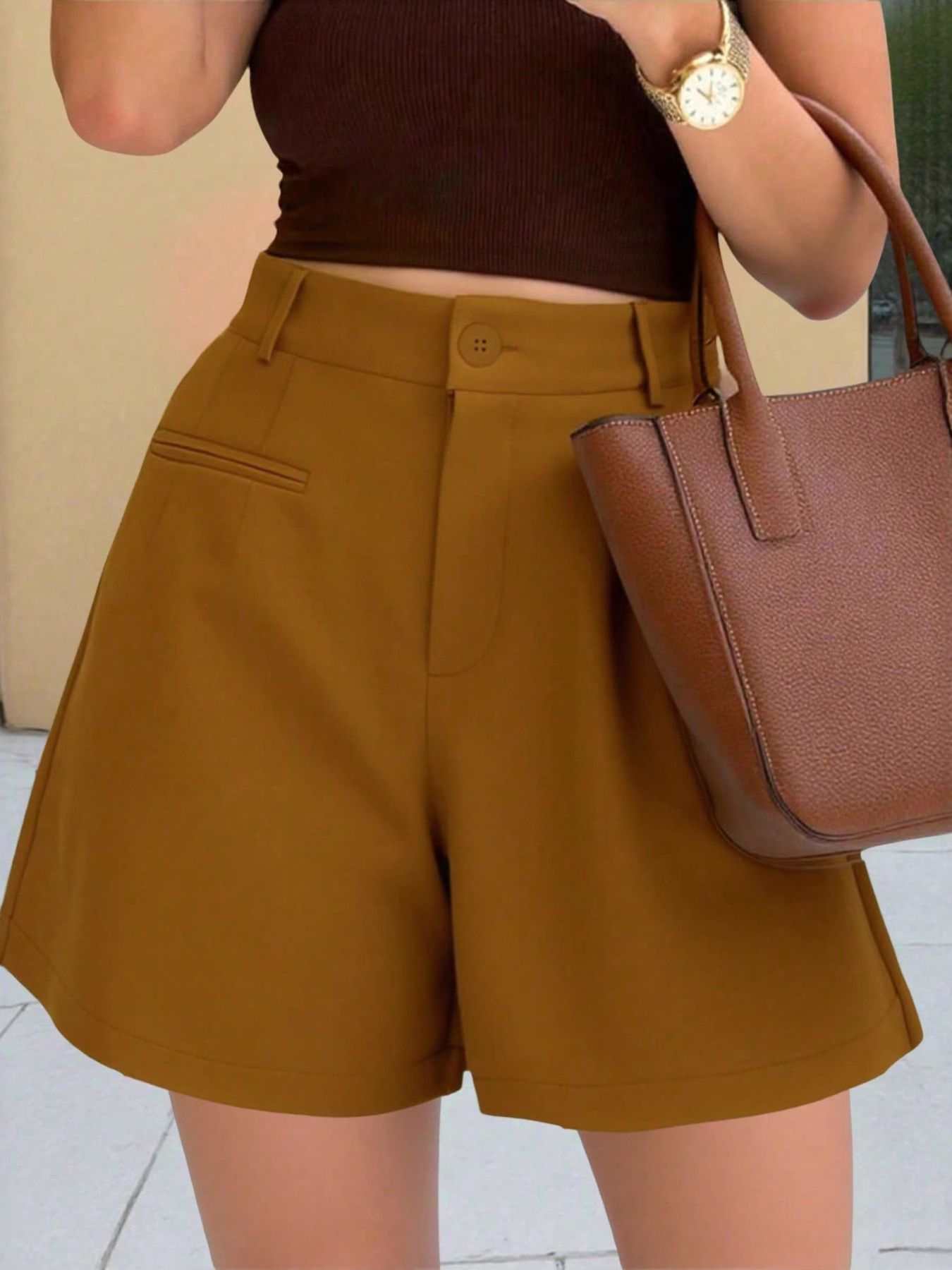 High-Waisted Shorts - Godess beauty 