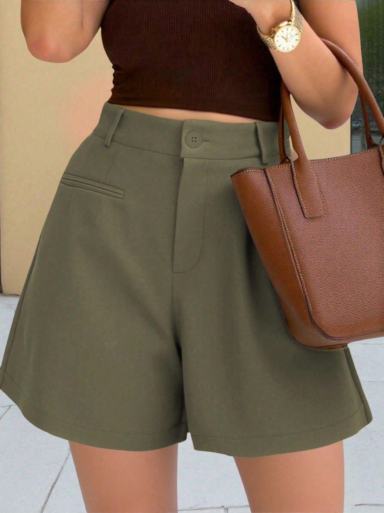 High-Waisted Shorts - Godess beauty 
