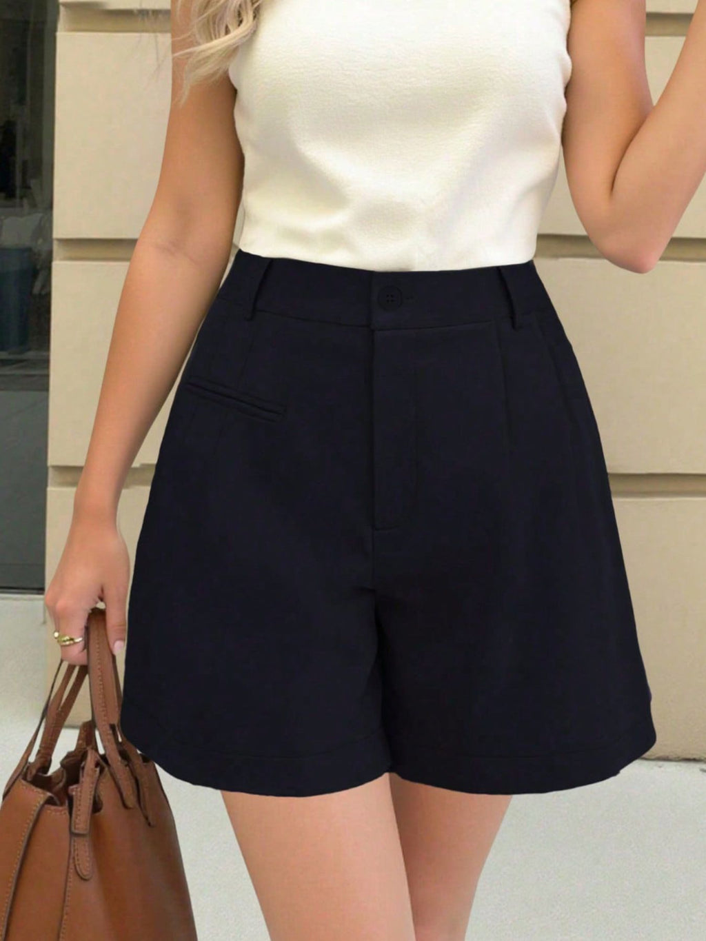 High-Waisted Shorts - Godess beauty 