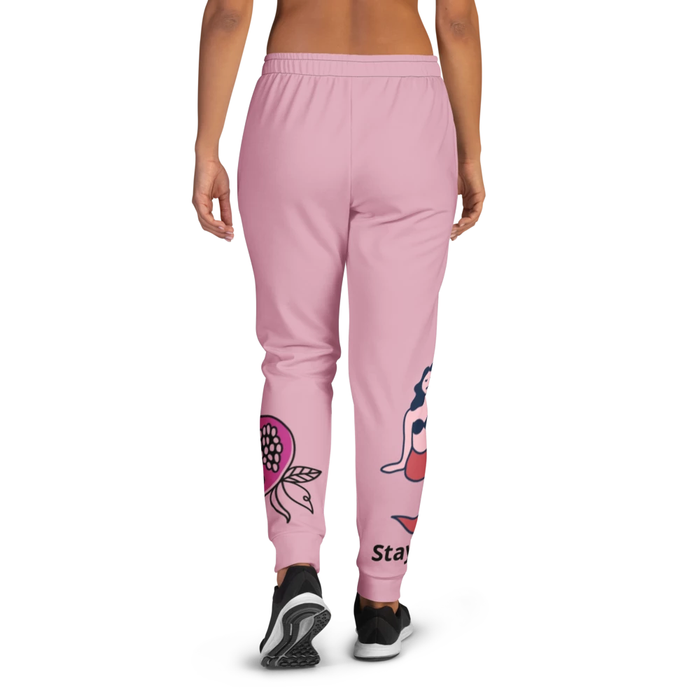 All-Over Print Recycled Women’s Joggers