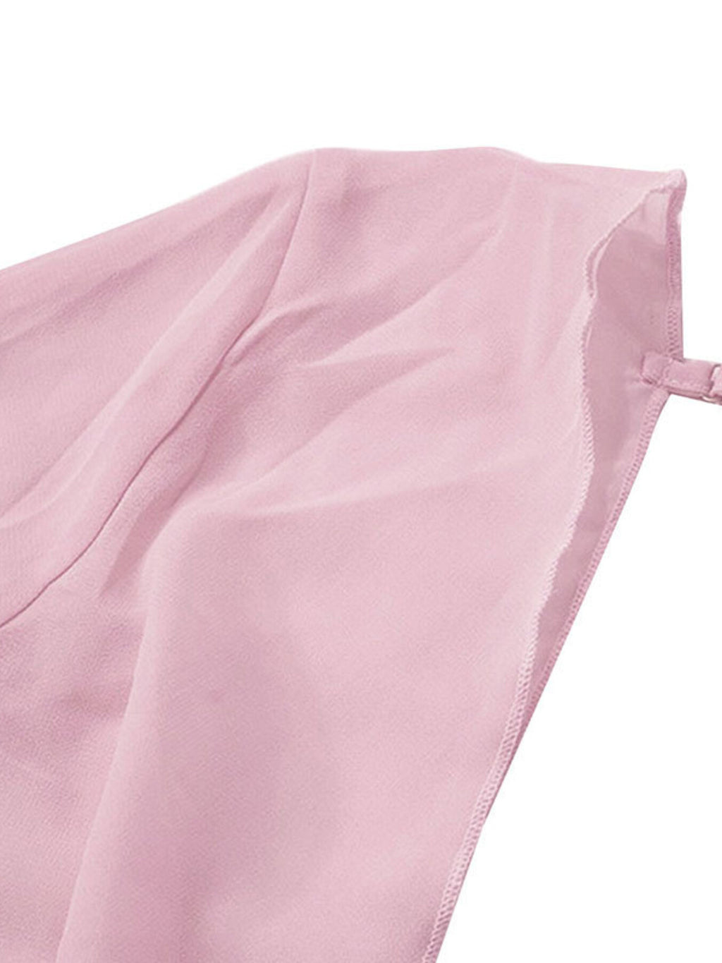 Sheer chiffon plunge mini dress - Godess beauty 