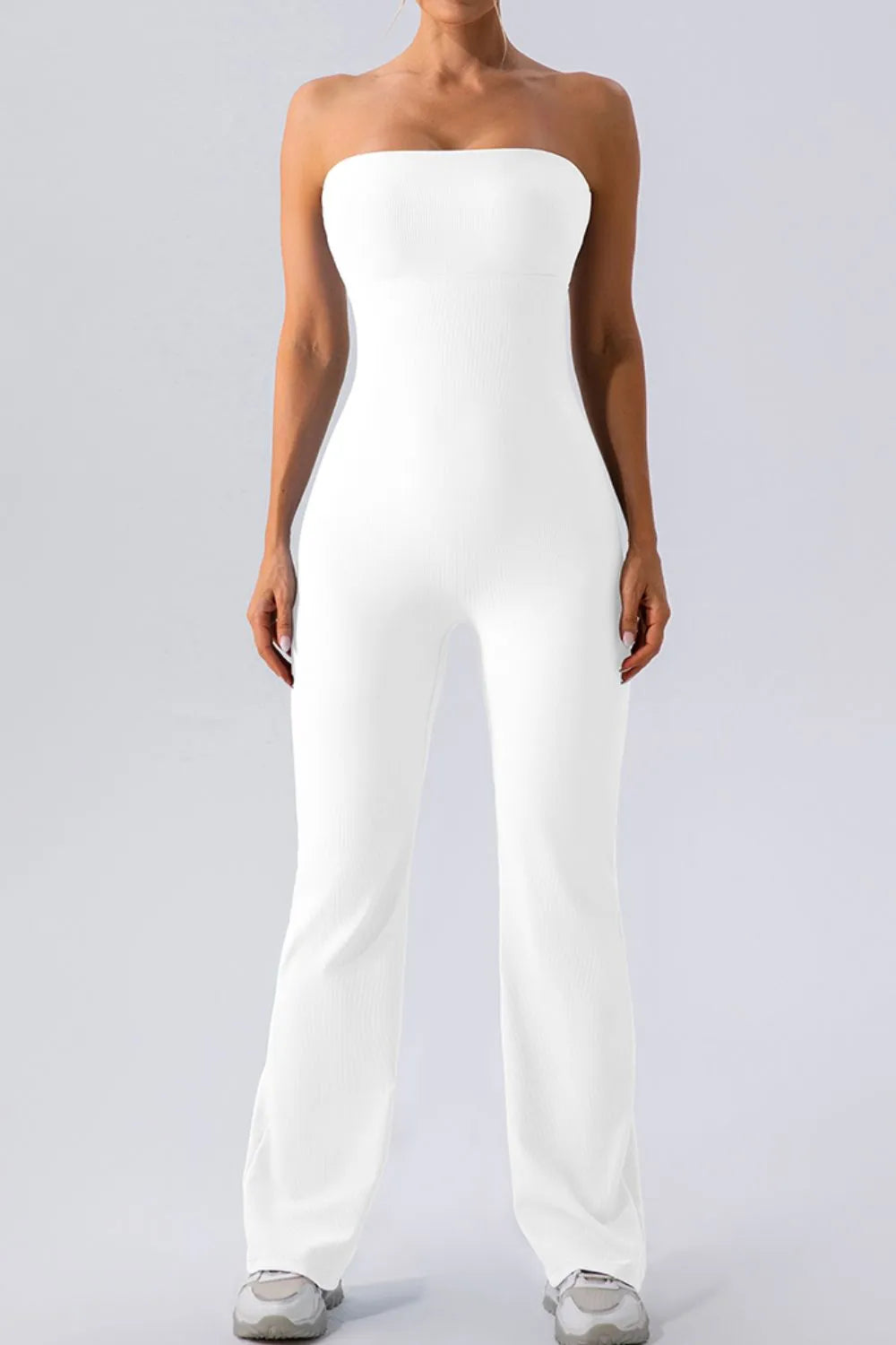 Sleeveless Straight Active Jumpsuit - Godess beauty 