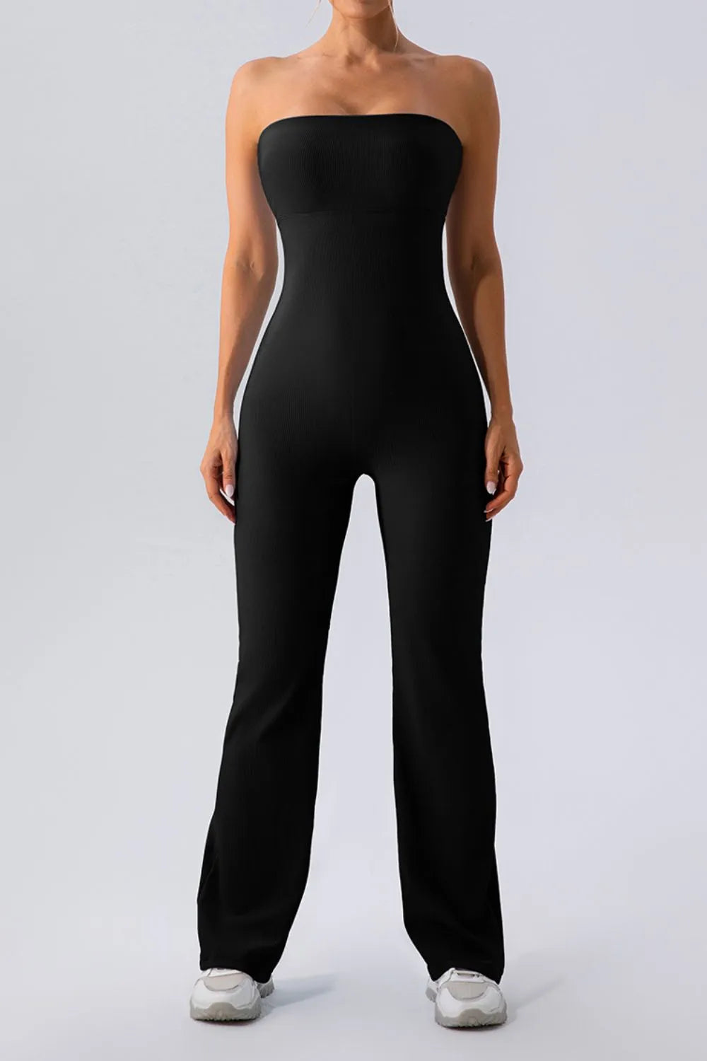 Sleeveless Straight Active Jumpsuit - Godess beauty 