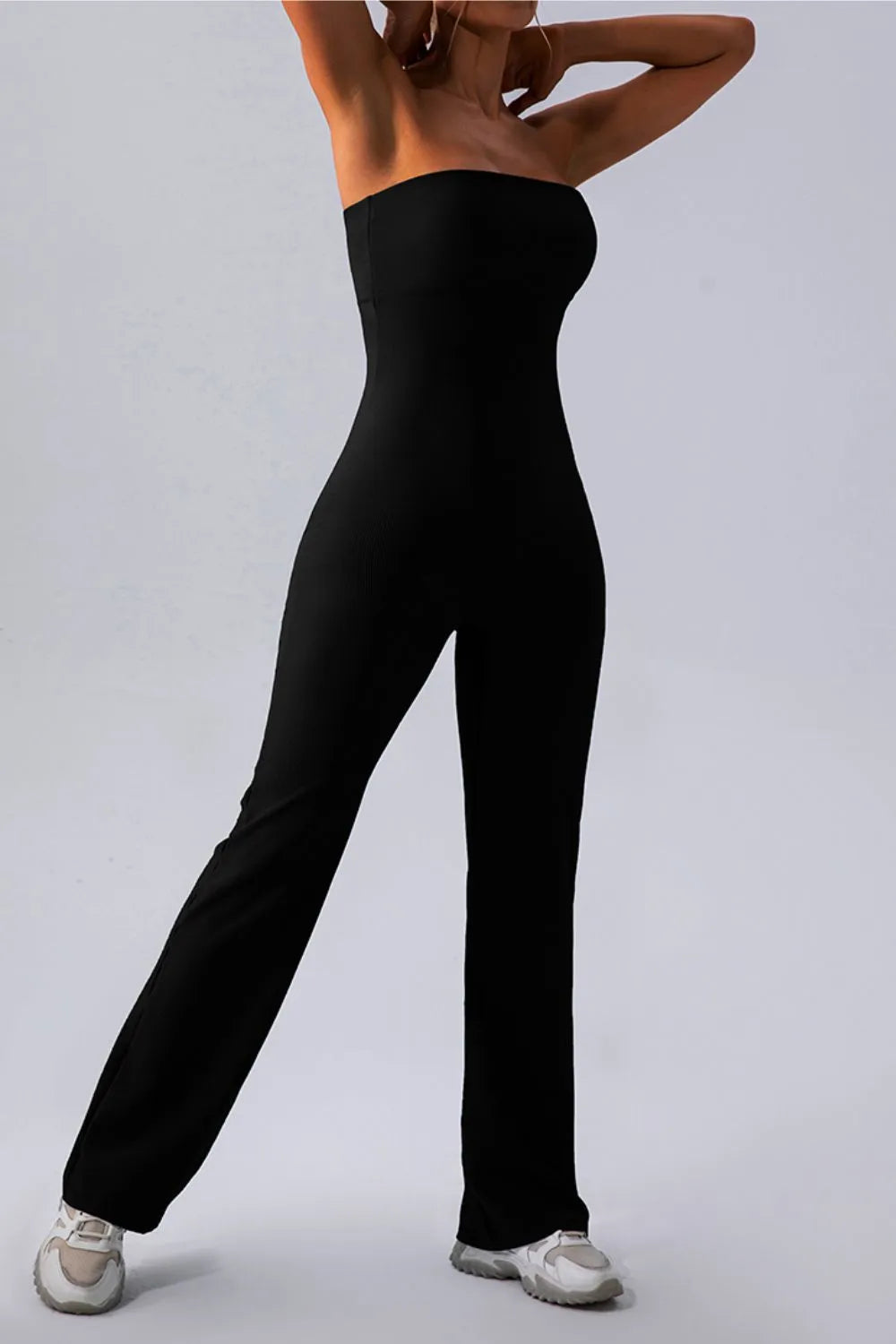 Sleeveless Straight Active Jumpsuit - Godess beauty 