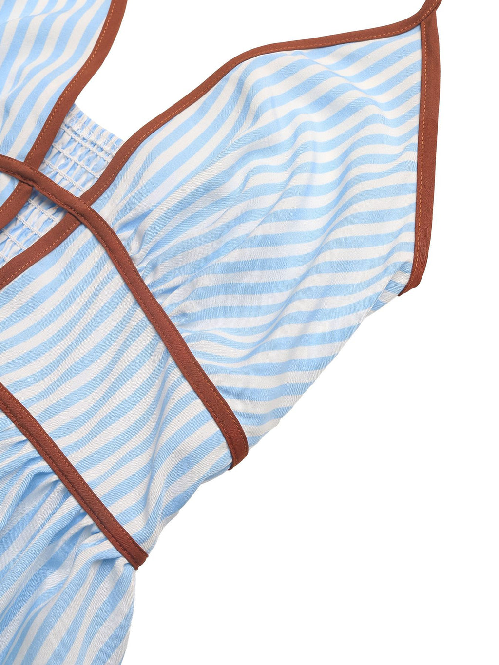 Striped halter neck maxi dress - Godess beauty 